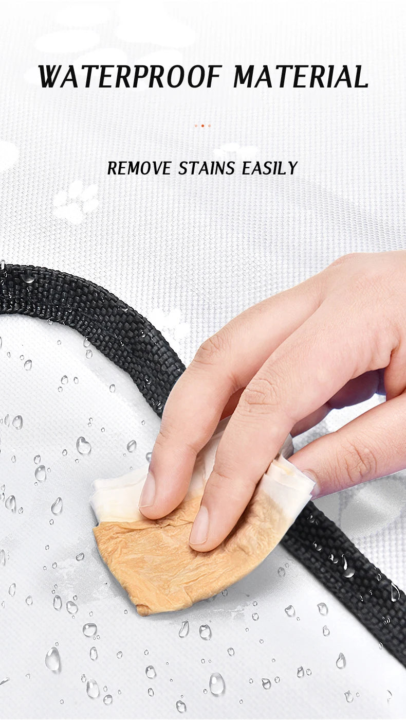 CAWAYI KENNEL Dog Carriers Waterproof Rear Back Pet Dog Car Seat Cover