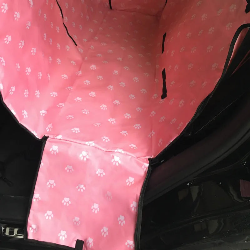 CAWAYI KENNEL Dog Carriers Waterproof Rear Back Pet Dog Car Seat Cover