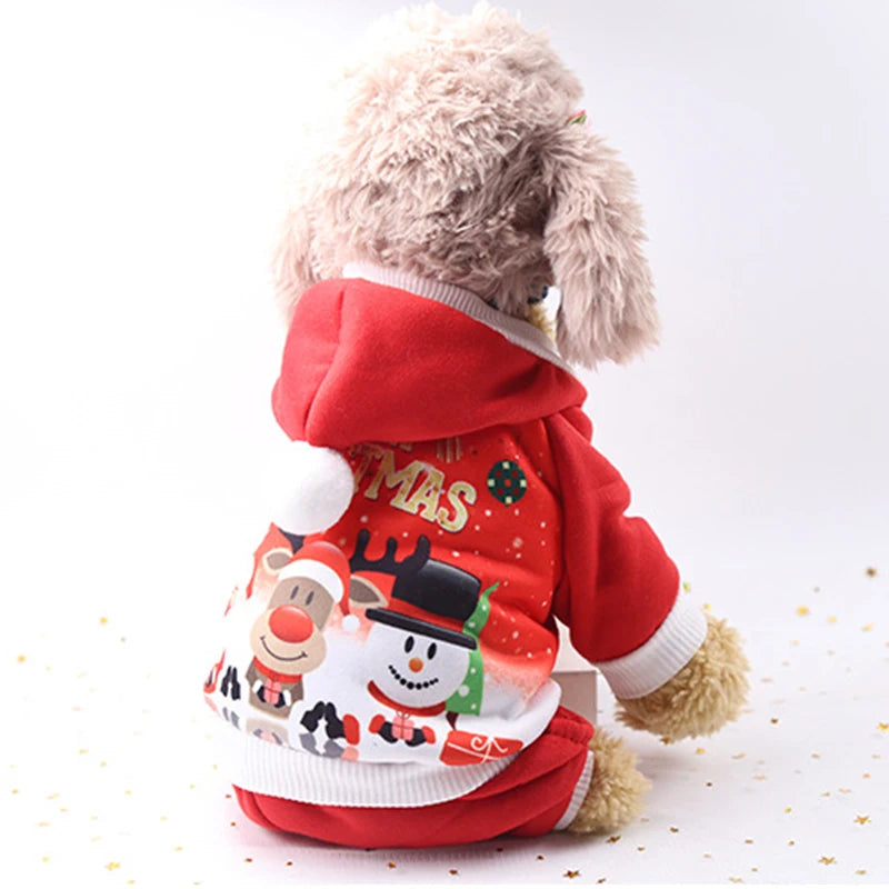 Christmas Dog Clothes Winter Pet Clothes