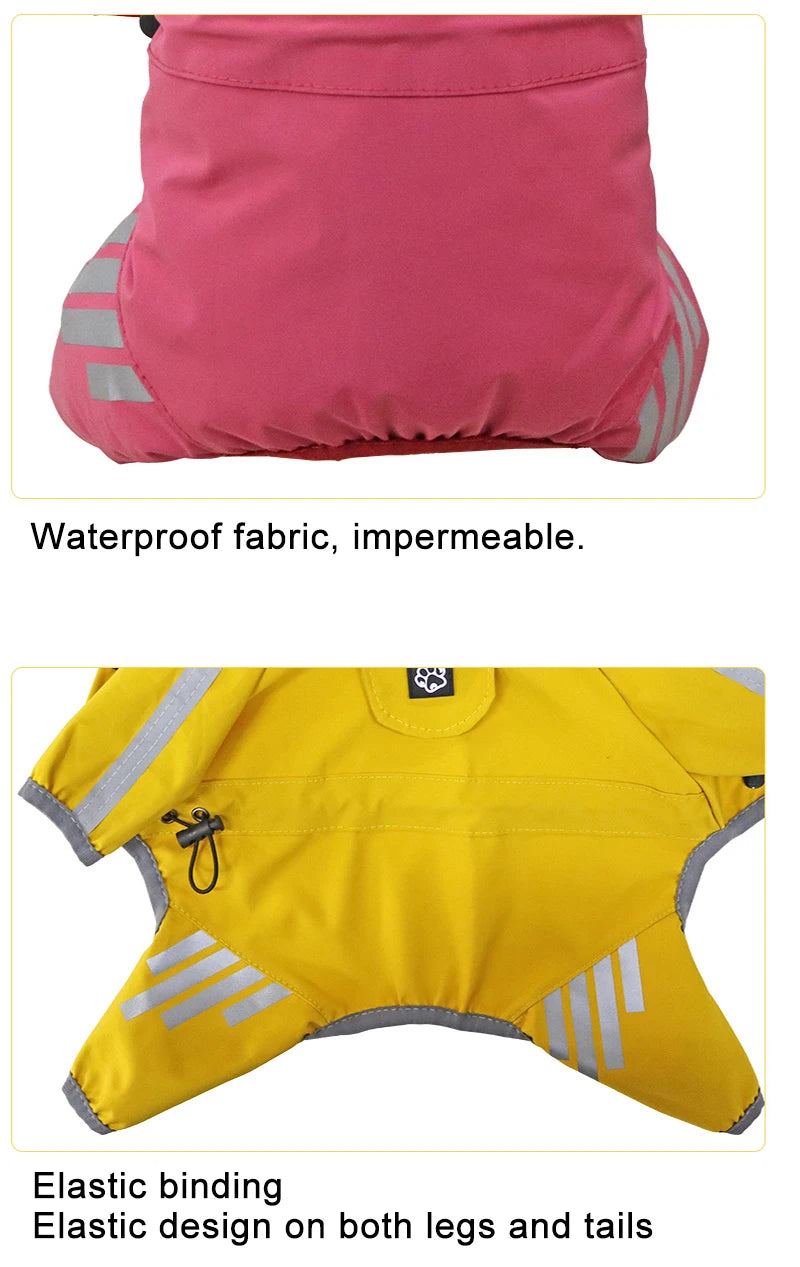 Waterproof Pet Clothes Puppy Raincoat