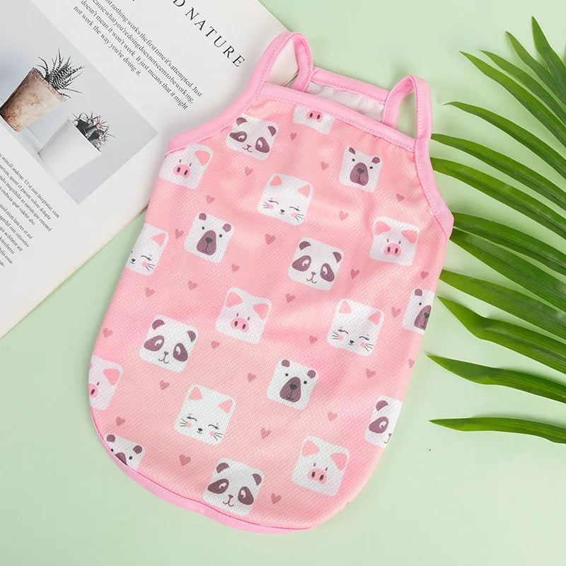 Ultra Thin Dog Cooling Vest Breathable T-shirt