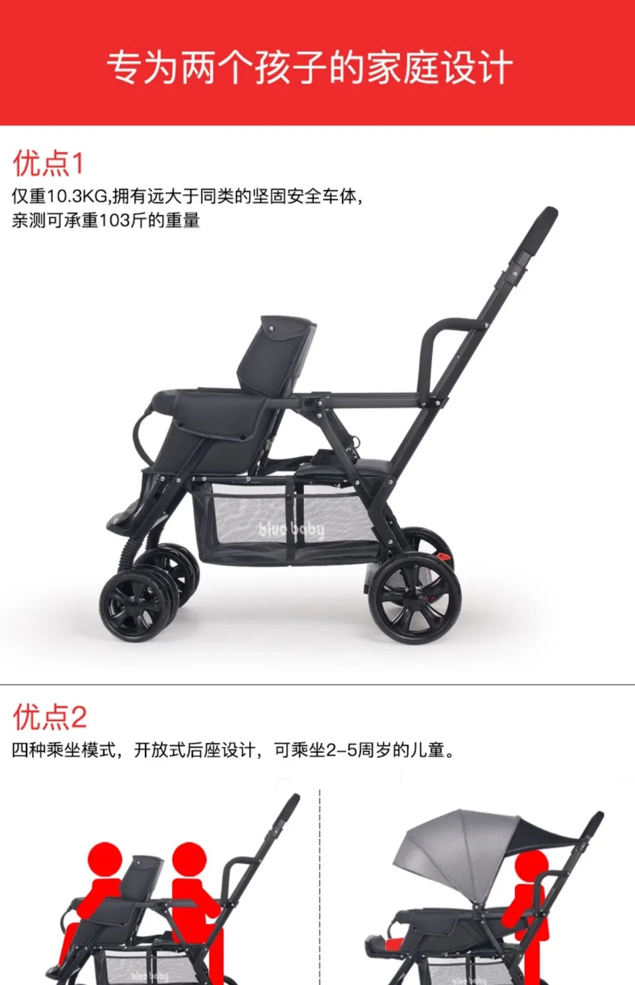 Dog Stroller Lightweight Llightweight Folding Stroller
