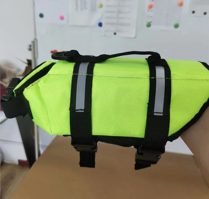 Summer Dog Life Jacket Reflective Adjustable Large Dogs Swimwear