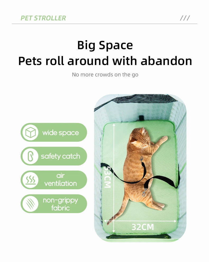 Cat Dog Easy Walk Folding Travel Carrier