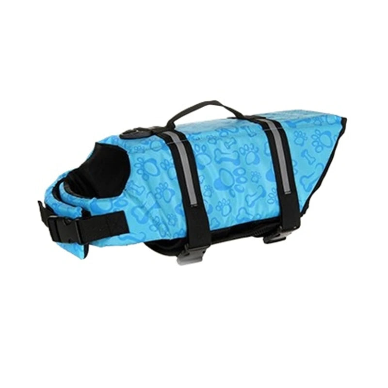 Summer Dog Life Jacket Reflective Adjustable Large Dogs Swimwear