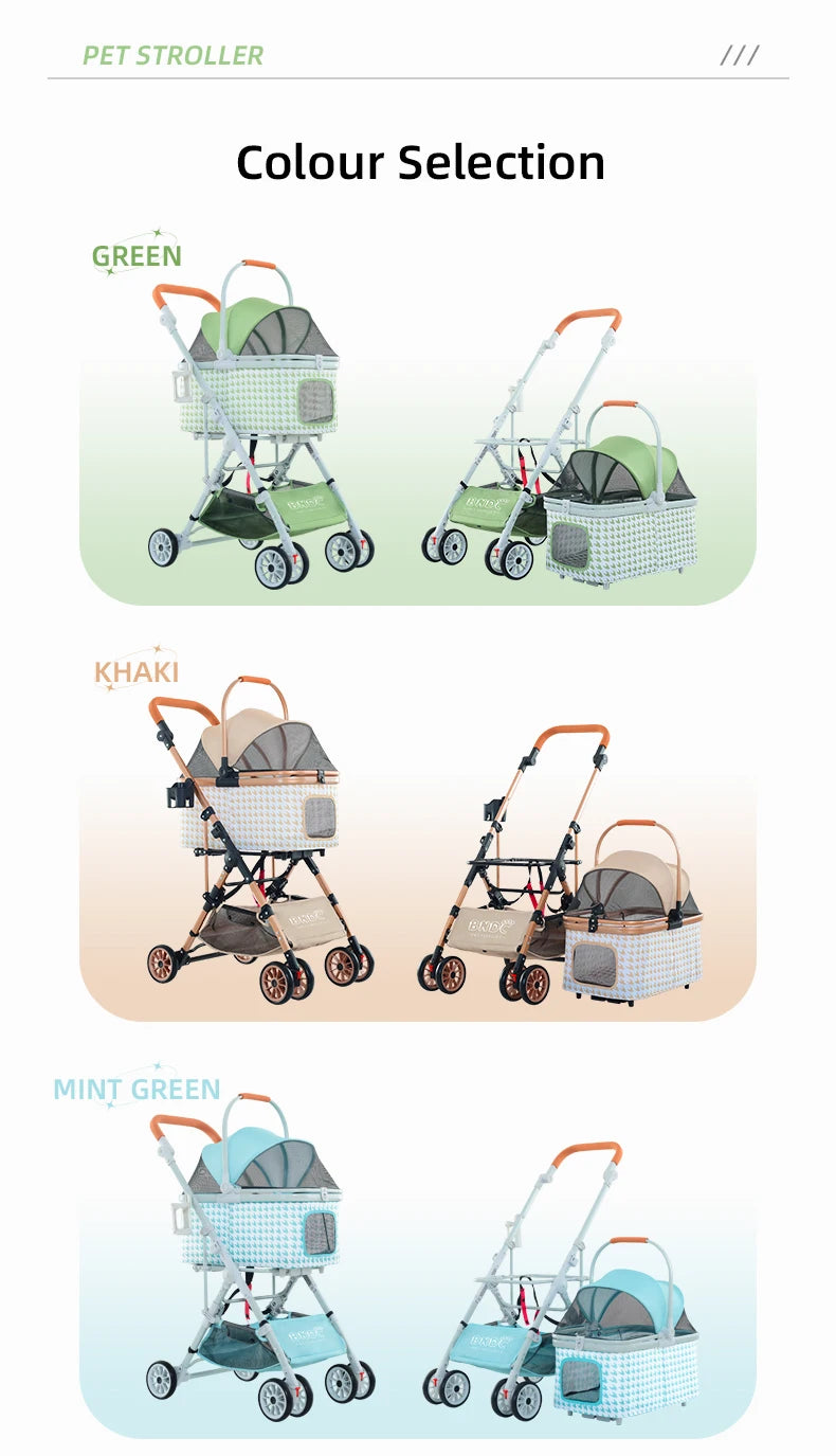 Cat Dog Easy Walk Folding Travel Carrier