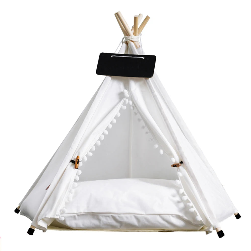 Dog Bed Portable Removable Washable Outdoor Kennels Cave