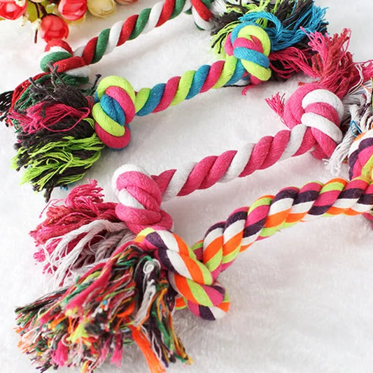 Dog Toy Pet Molar Bite-resistant Cotton Rope Knot Chew Toys