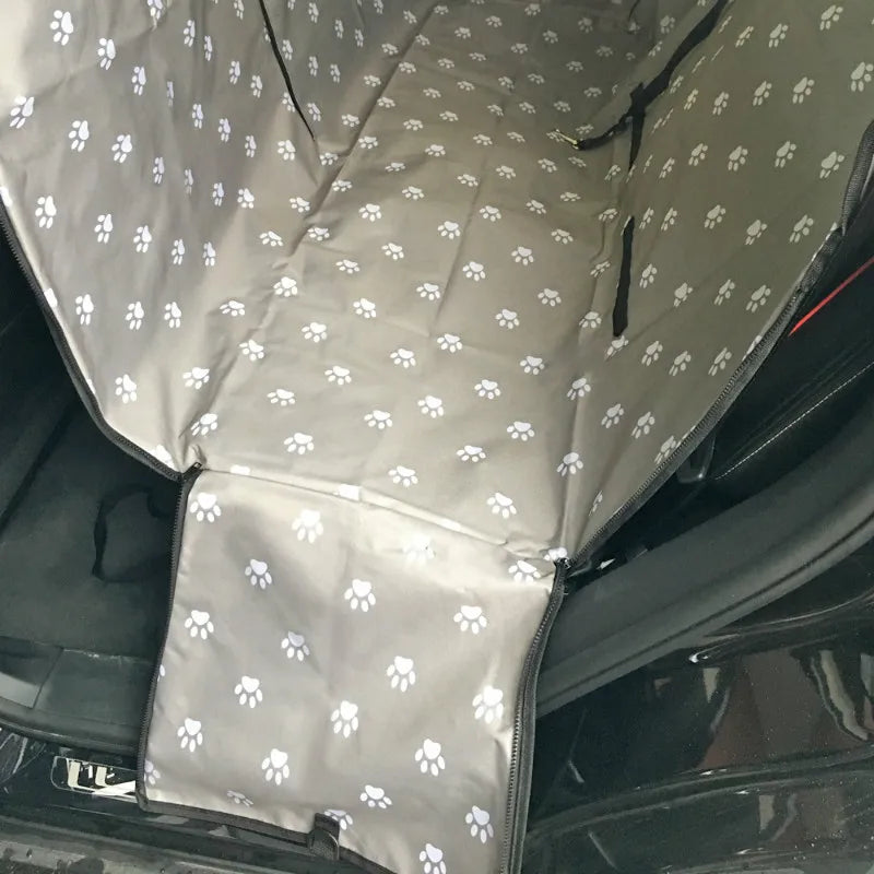 CAWAYI KENNEL Dog Carriers Waterproof Rear Back Pet Dog Car Seat Cover