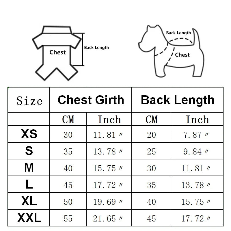 Christmas Dog Clothes Winter Pet Clothes