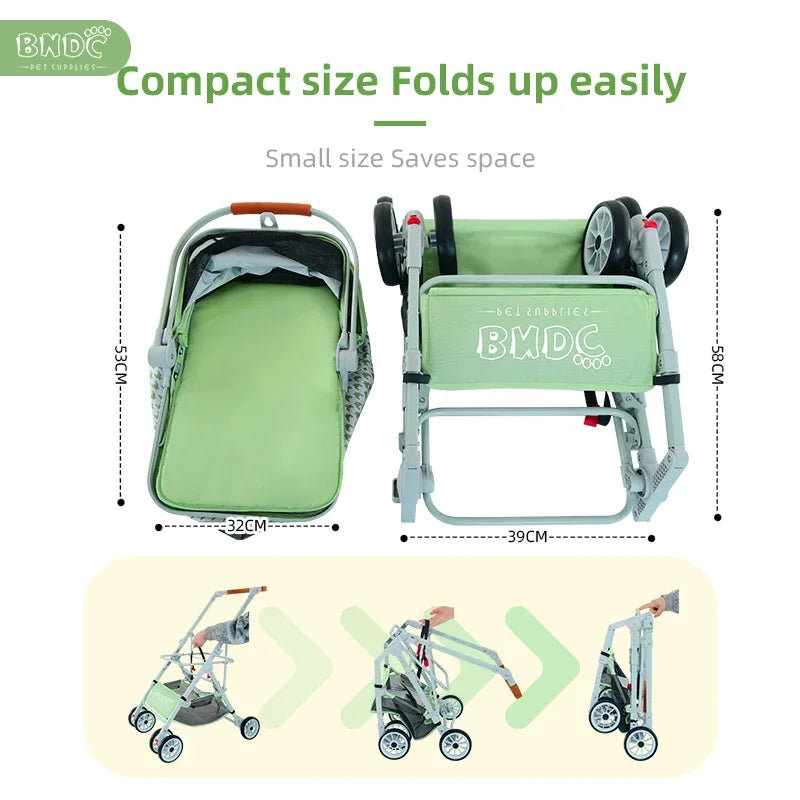 Cat Dog Easy Walk Folding Travel Carrier