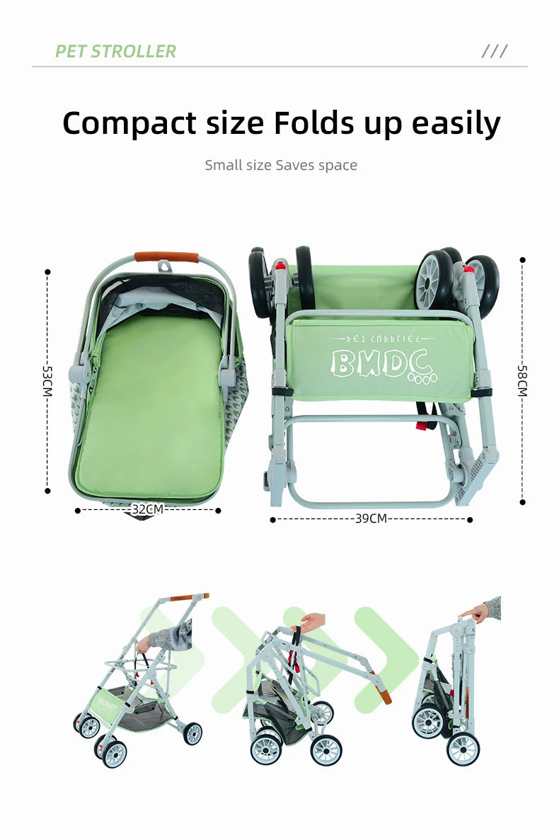 Cat Dog Easy Walk Folding Travel Carrier