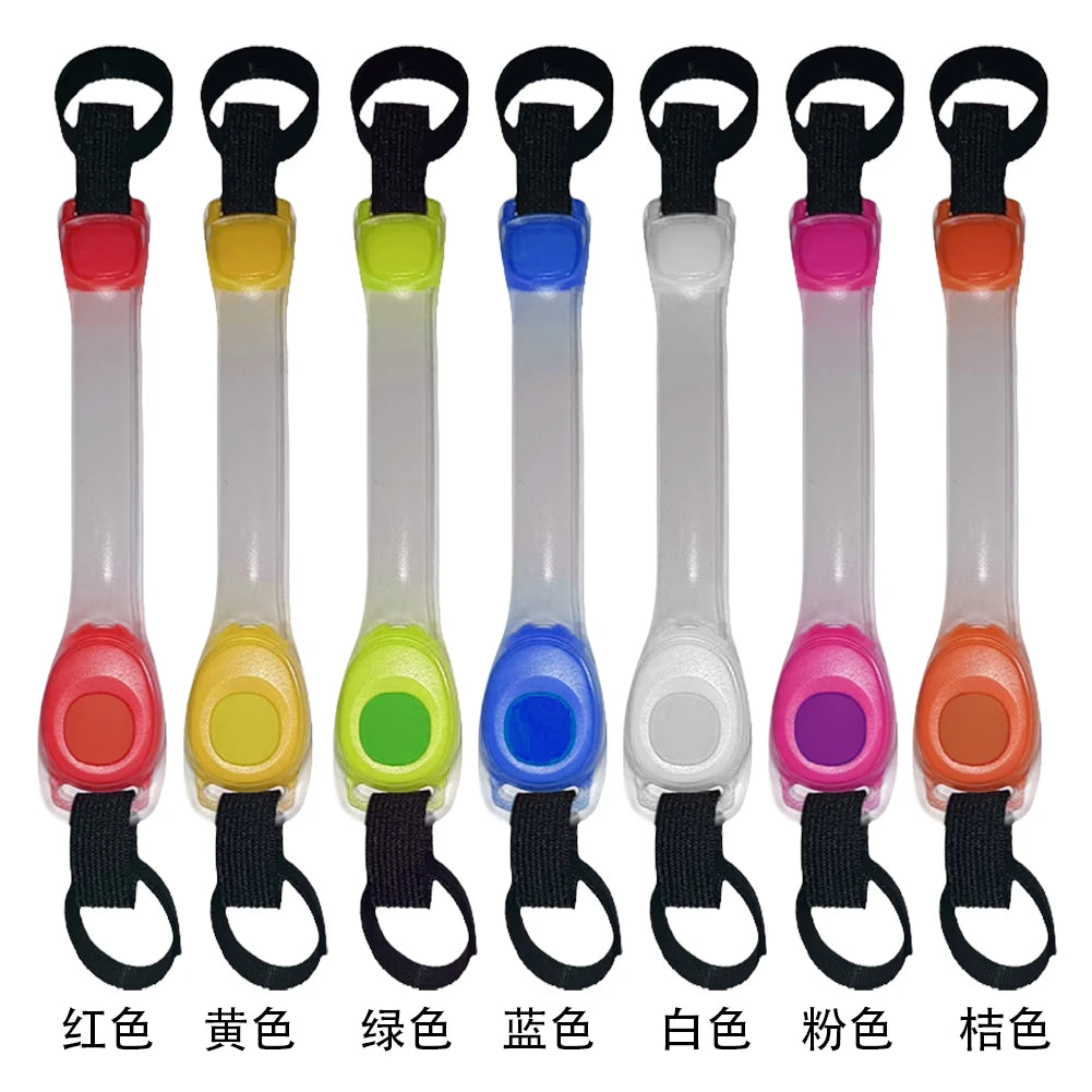 Dog Anti Lost Safety Glowing Collar Outdoor Waterproof Warning LED Flashing Light Strip