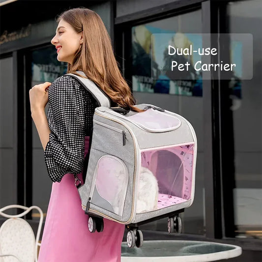 Portable Pet Cart Travel Transport Bag