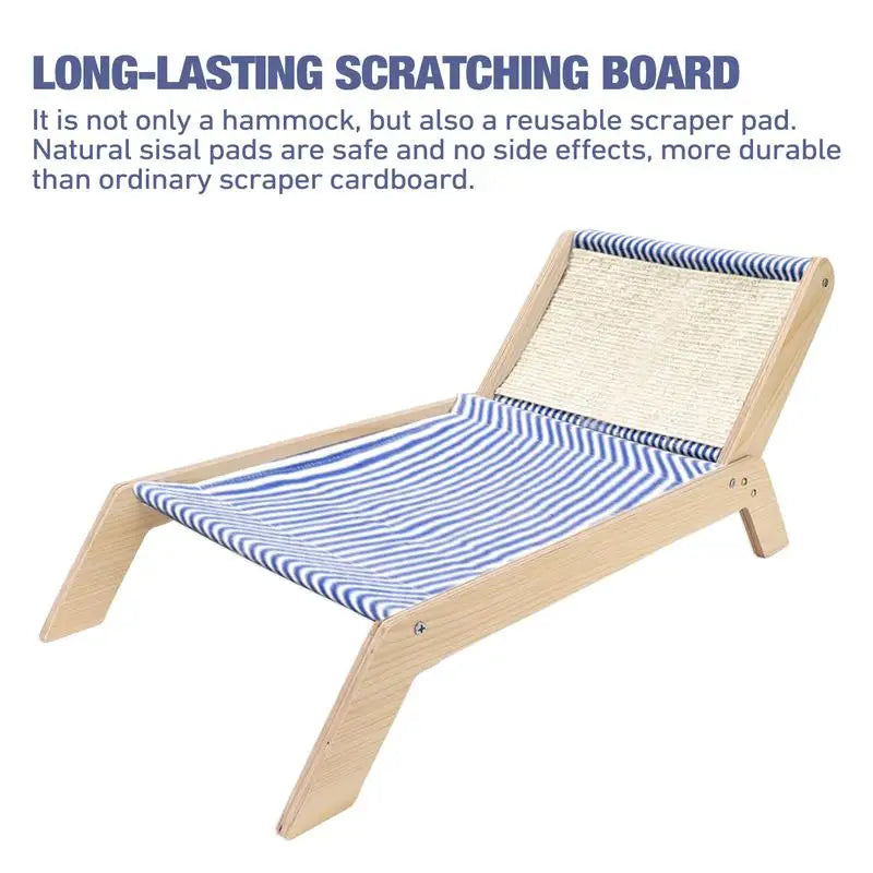 Pet Lounge Chair Portable Solid Cat Hammock