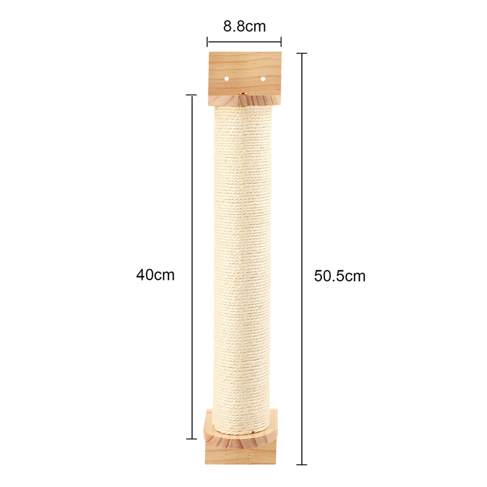 Cat Hammock Cat Tree Wall Mounted Wooden Furniture Scratcher
