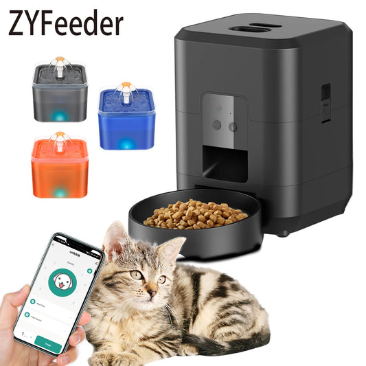 3.5L Automatic Pet Feeder WiFi APP Smart Timed Dosing Feeder