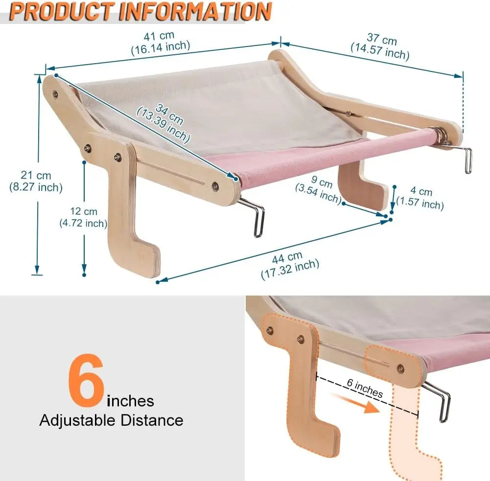 Bedside Bed Pet Nest Window Hanging Cat Bed
