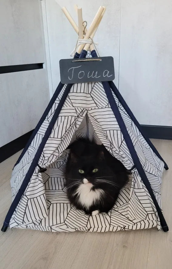 Dog Bed Portable Removable Washable Outdoor Kennels Cave