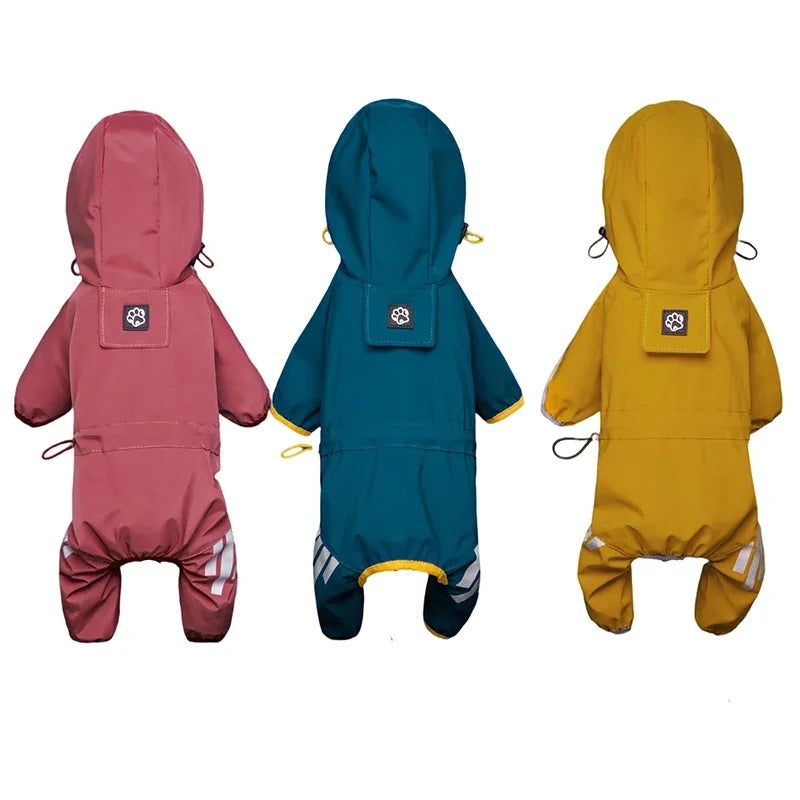 Waterproof Pet Clothes Puppy Raincoat