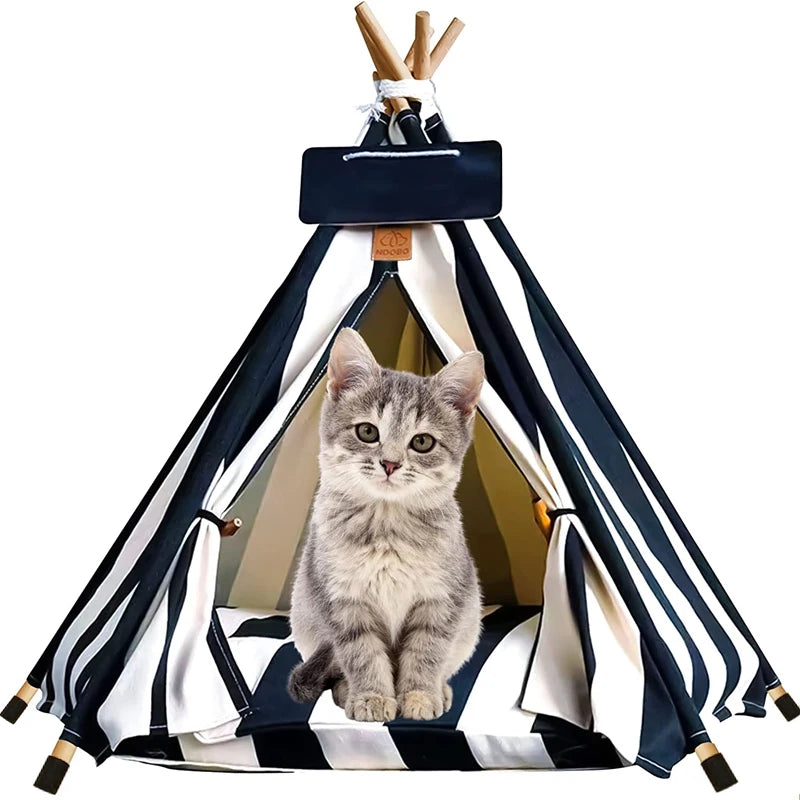 Dog Bed Portable Removable Washable Outdoor Kennels Cave