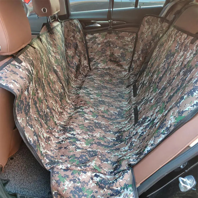 CAWAYI KENNEL Dog Carriers Waterproof Rear Back Pet Dog Car Seat Cover