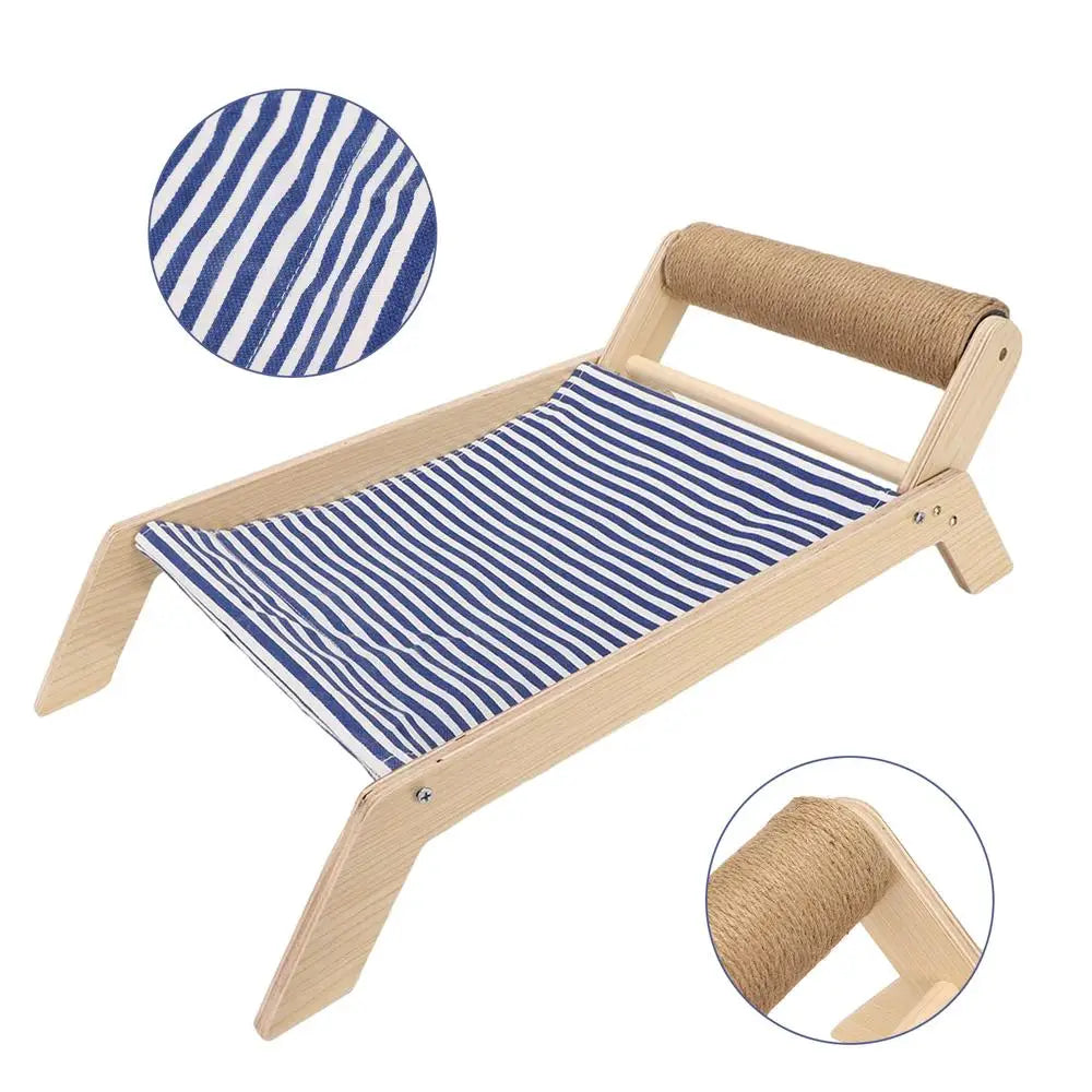 Pet Lounge Chair Portable Solid Cat Hammock