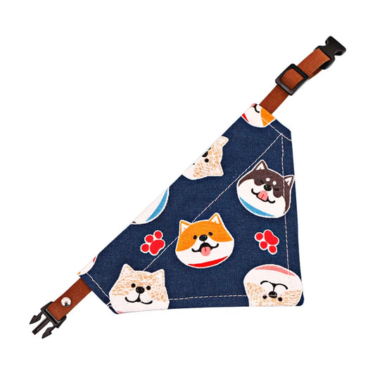 New Adjustable Dog Bibs For Small Dogs Collars Tie Necktie Cat Scarf Puppy Bandanas For Cat Triangular Bow Ties Pet  Grooming 35