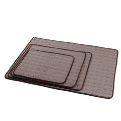 Summer Pet Cooling Mat Pad for Medium Large Dogs Washable French Bulldog Big Dog Ice Gel Bed Shiba Inu Mattress mascotas Blanket