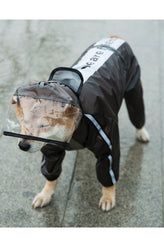 Waterproof Dog Raincoat With Hood Transparent Pet Cat Puppy Rain Coat Pet Jacket Clothes For Small Medium Large Dog Pet Supplies