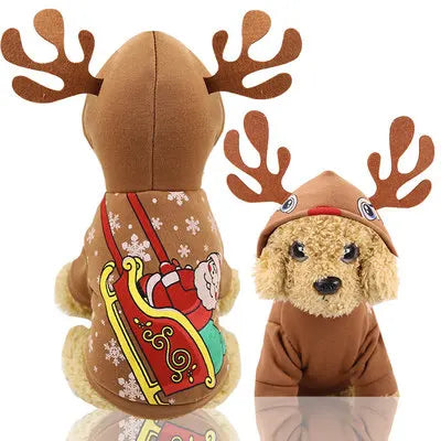 Christmas Dog Clothes Winter Pet Clothes