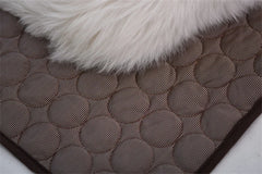 Summer Pet Cooling Mat Pad for Medium Large Dogs Washable French Bulldog Big Dog Ice Gel Bed Shiba Inu Mattress mascotas Blanket
