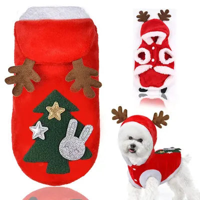Christmas Dog Clothes Winter Pet Clothes