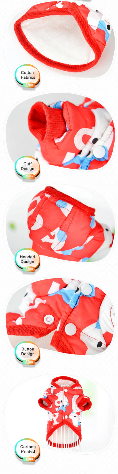 2018 Winter Pet Dog Clothes Warm Down Jacket