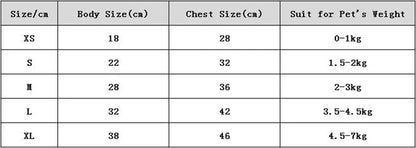 2018 Winter Pet Dog Clothes Warm Down Jacket