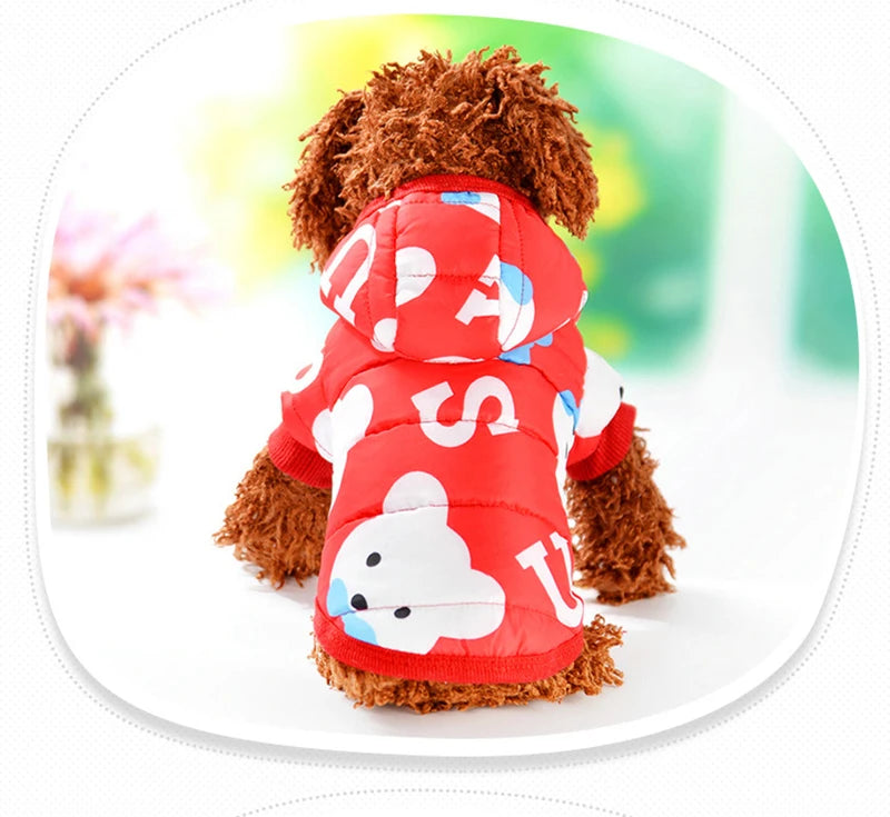 2018 Winter Pet Dog Clothes Warm Down Jacket