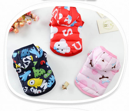 2018 Winter Pet Dog Clothes Warm Down Jacket