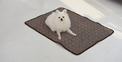 Summer Pet Cooling Mat Pad for Medium Large Dogs Washable French Bulldog Big Dog Ice Gel Bed Shiba Inu Mattress mascotas Blanket