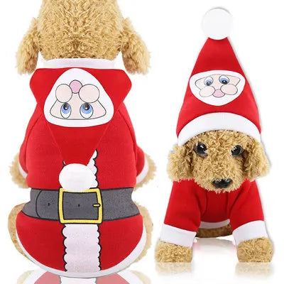 Christmas Dog Clothes Winter Pet Clothes