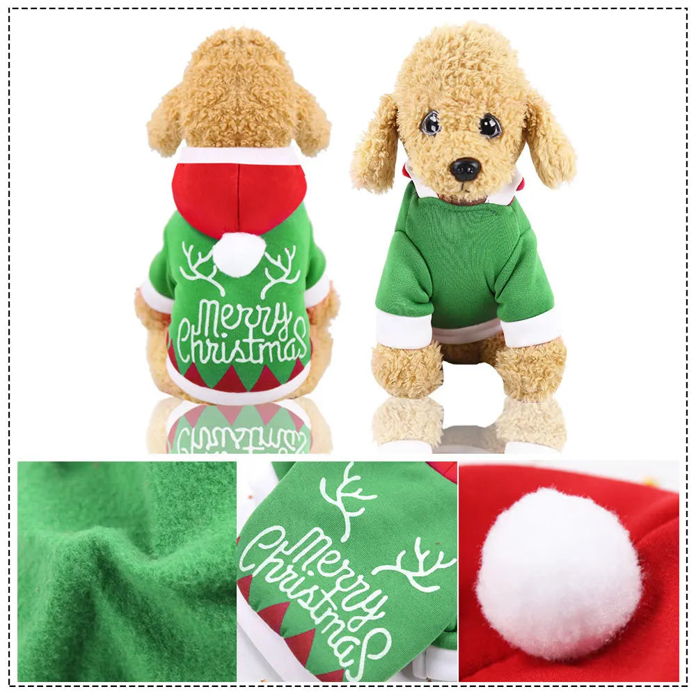Christmas Dog Clothes Winter Pet Clothes