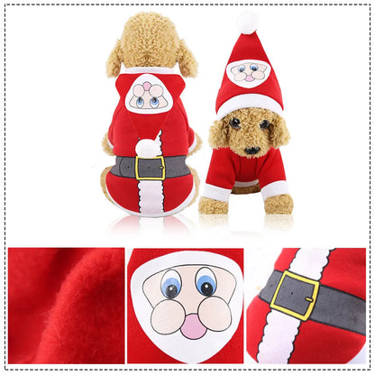 Christmas Dog Clothes Winter Pet Clothes
