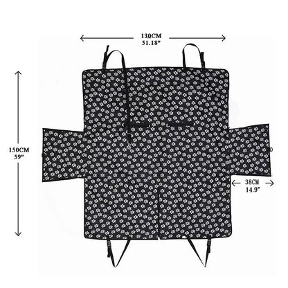 CAWAYI KENNEL Dog Carriers Waterproof Rear Back Pet Dog Car Seat Cover