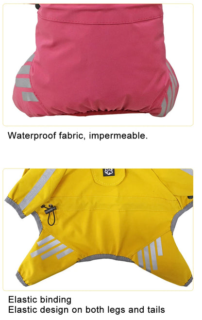 Waterproof Pet Clothes Puppy Raincoat
