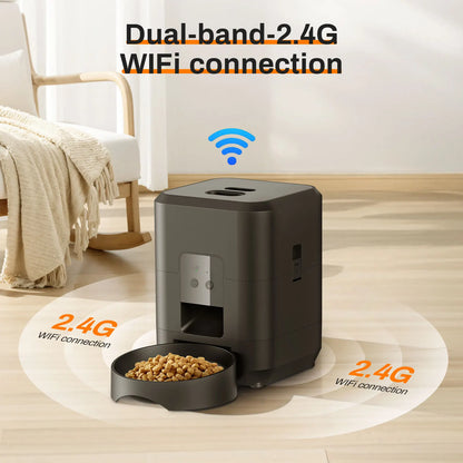 3.5L Automatic Pet Feeder WiFi APP Smart Timed Dosing Feeder