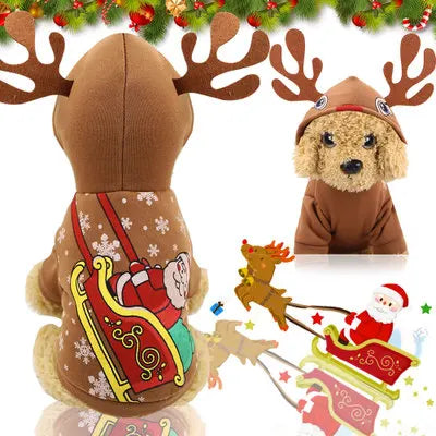 Christmas Dog Clothes Winter Pet Clothes