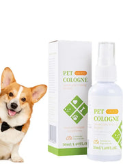 50ml Dog Perfume Spray Pet Odor Eliminator Spray Long-Lasting Dog Calming Deodorizer Dog Conditioner Spray For Smelly Dogs