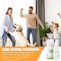50ml Dog Perfume Spray Pet Odor Eliminator Spray Long-Lasting Dog Calming Deodorizer Dog Conditioner Spray For Smelly Dogs