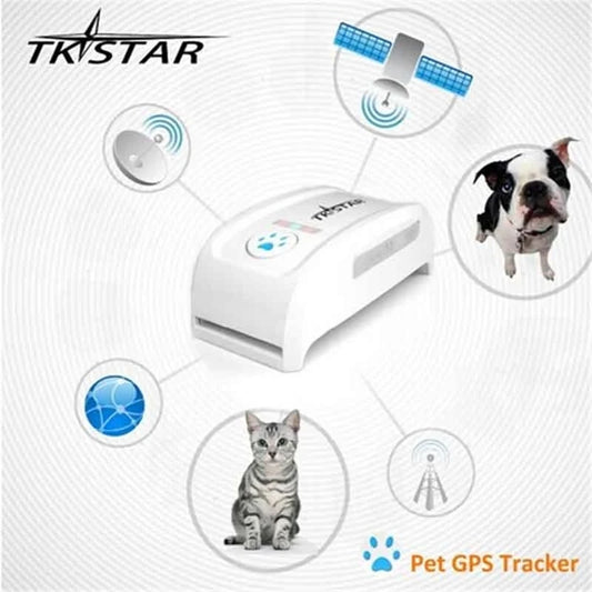 2G Mini Pet GPS Tracker TK909 Waterproof IP65 Geofence Track GPS For Cat Collar Voice Monitor GPS Locator For Dog FREE APP