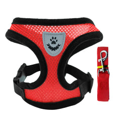 Cat Dog Harness With Lead Leash Kitten Puppy Outdoor Walking Collar Harness Adjustable Vest For Small Medium Pet Accessories