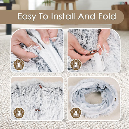 Cat Tunnel Bed for Indoor Cats
